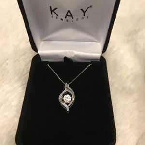 Silver floating crystal